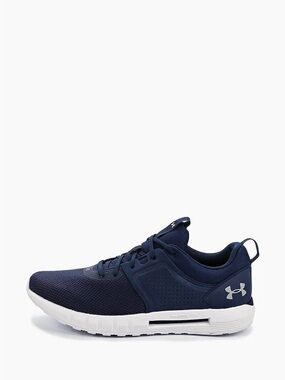 UNDER ARMOUR HOVR Navy Blue & White Athletic Sneakers Running Shoes